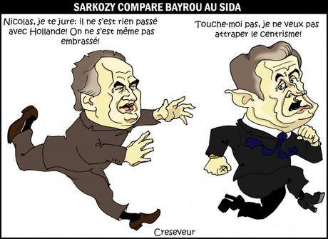 Sarkozy craint autant le contact avec le Bayrou qu'avec le sida