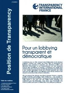 Pour un lobbying transparent et démocratique