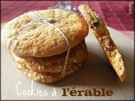 Cookies ou biscuits au sucre d'érable