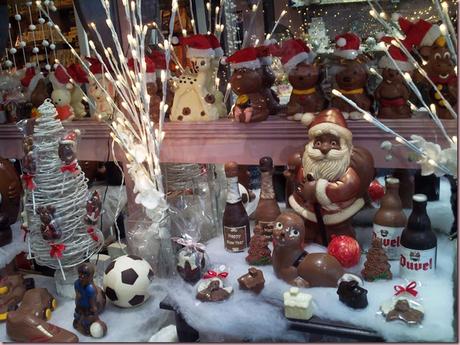 détour devant les vitrines de Bruges, attention chocolats!!!!!!!