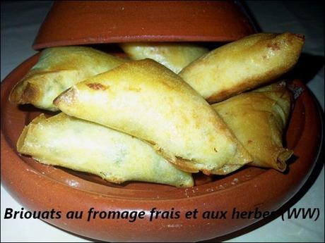 Briouats au chèvre frais et aux herbes de LEILA Oufkir