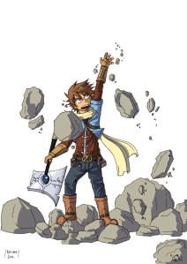 Golden Sun Matt Fan ART