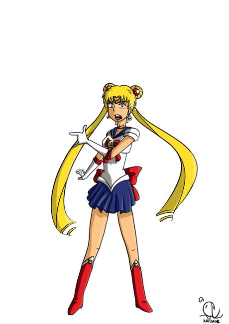 Sailor Moon Fan art pour les 200 fans de la Page Facebook!