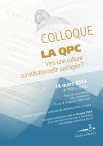 Colloque La QPC. Vers une culture constitutionnelle partagée ?