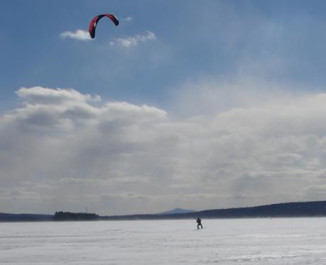 Kite sur glace