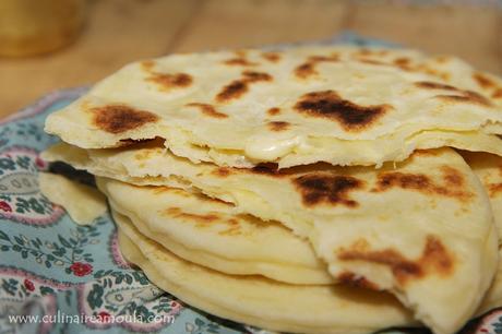 Naans au fromage