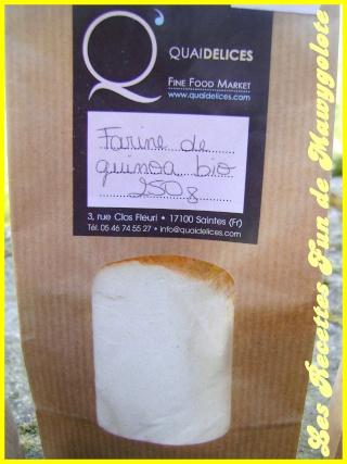 Moelleux quinoa halva et pistache Quai Délices