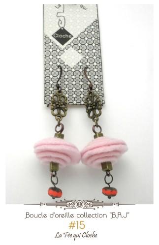 Boucles d'oreilles collection "BRJ"
