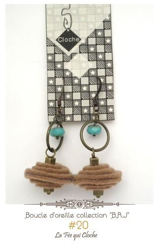 Boucles d'oreilles collection "BRJ"