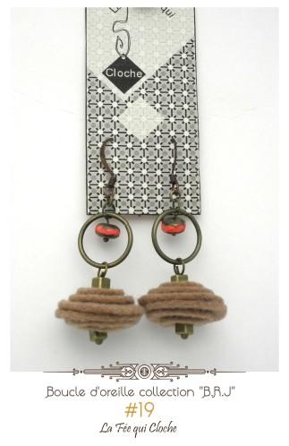 Boucles d'oreilles collection "BRJ"