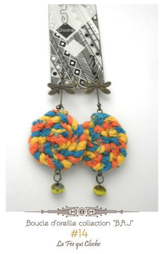 Boucles d'oreilles collection "BRJ"