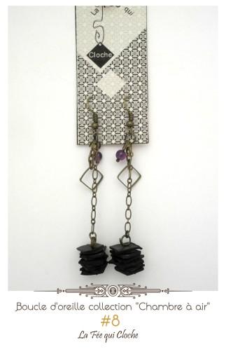 Boucles d'oreilles collection "Chambre à Air"