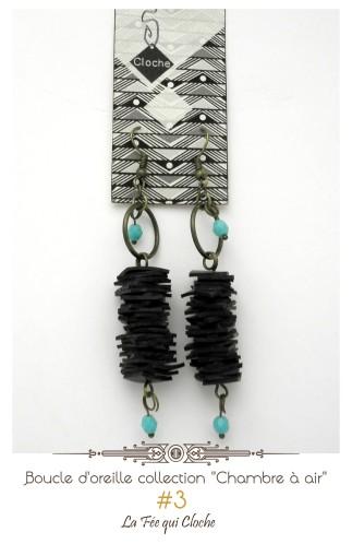 Boucles d'oreilles collection "Chambre à Air"