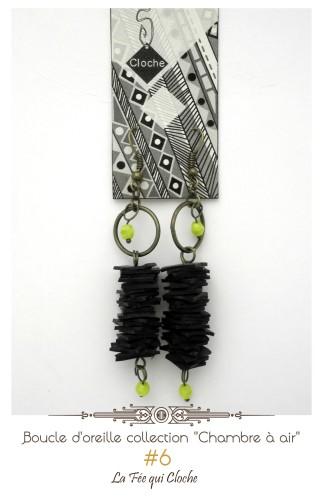 Boucles d'oreilles collection "Chambre à Air"