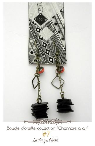 Boucles d'oreilles collection "Chambre à Air"