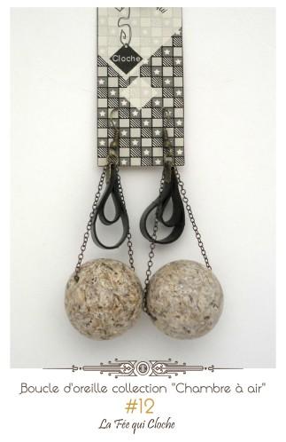Boucles d'oreilles collection "Chambre à Air"