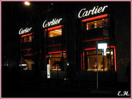 Japon: le noir et le rouge de Cartier