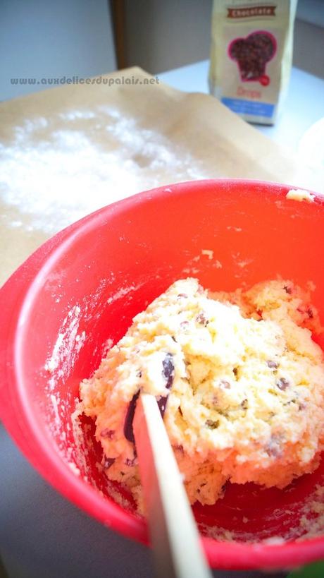 Scones aux pépites de chocolat