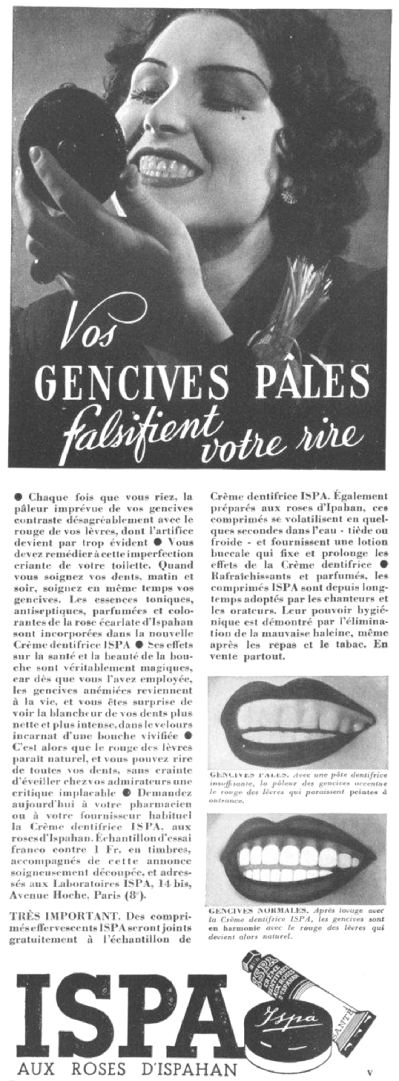 Le code des fards, ou l'art du maquillage - Eté 1934