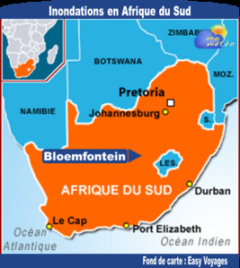 [Afrique du Sud] Pluies torrentielles et inondations (centre et sud)