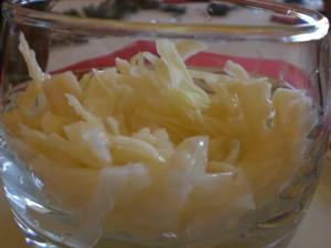 Salade de chou blanc comme au resto Japonais