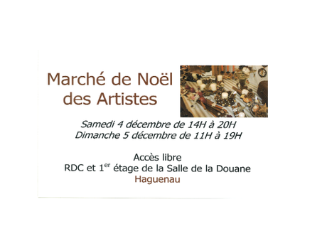 Ma prochaine expo salle de la Douane Haguenau