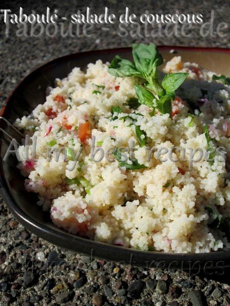 Taboulé - salade de couscous