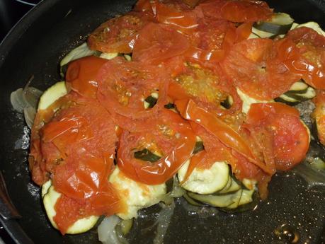 Etouffée de boeuf aux courgettes et tomates