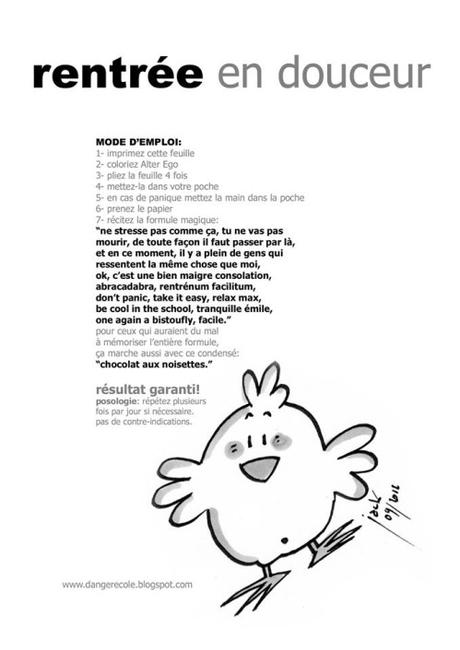 LA RENTRÉE: Les profs et la rentrée