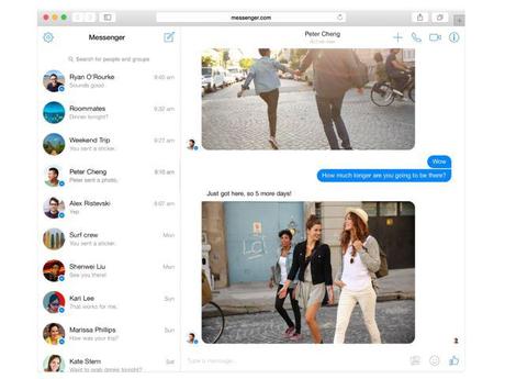 Facebook lance une version Web de Messenger