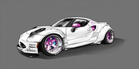 Spoonboy dessine des mangas et des #alfaromeo