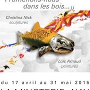 Exposition «Promenons-nous dans les bois…» Christina Nick et Loïc Arnaud à Nayart La Minoterie (64)