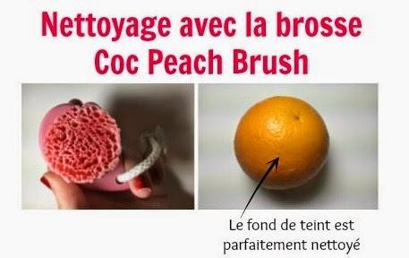 Efficacité de la brosse Coc Peach Brush, concurrente de la Tosowoong