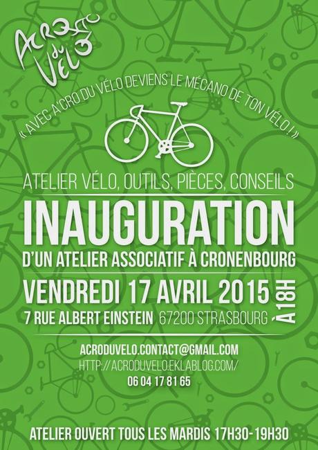Un Atelier Vélo Participatif ouvre ses portes à Cronenbourg