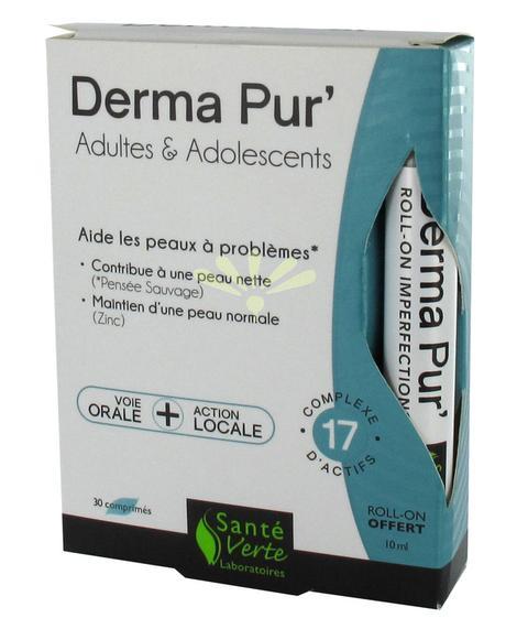 Santé Verte - Derma Pur' - Adultes & Adolescents - 30 Comprimés