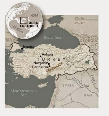 Une immense cité souterraine découverte en Turquie
