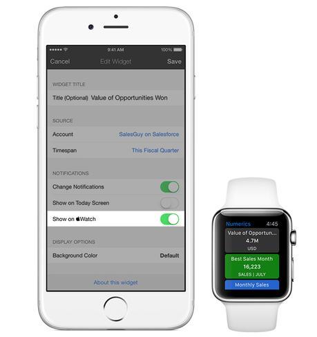 Numerics se met à jour pour Apple Watch