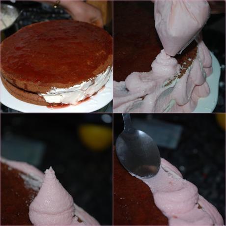 Pink cake - Gâteau rose au parfum cassis
