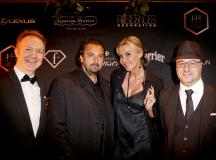 Yannick Gavelle, Henri Leconte et sa femme & Cyril Vaussard