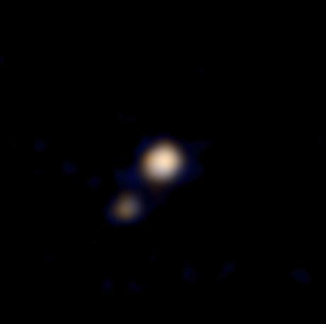 image couleur Pluton et Charon