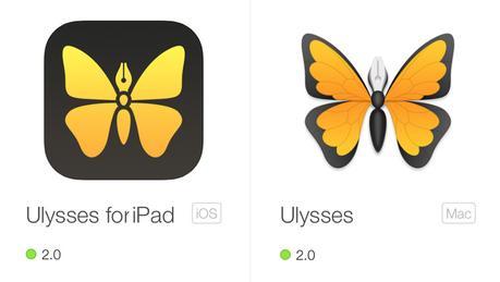 Ulysses 2 for iPad: l’éditeur de texte à l’âme du papillon