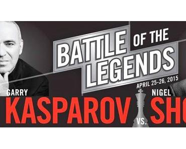 Kasparov vs Short les 25 et 26 avril
