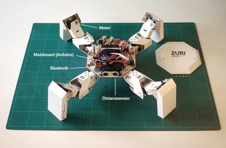 Zuri le kit robot en papier facile à monter