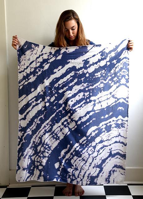DIY couverture tie dye 