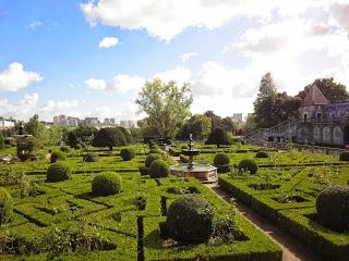 Jardin au Palais des marquis de Fronteira à Lisbonne