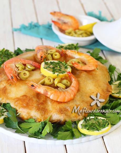 pastilla au poisson et aux fruits de mer