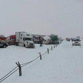 April Blizzard Causes 70-Vehicle Pile-Up on Wyoming Interstate