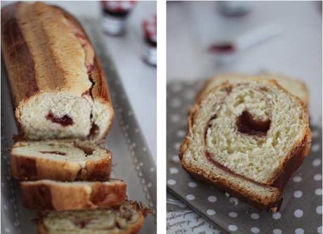 Gâche vendéenne roulée à la confiture