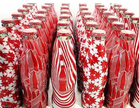 La collection inédite (non commercialisée) Coca-Cola 100 ans bouteille Contour.