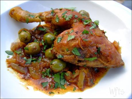 tajine poulet oignons2